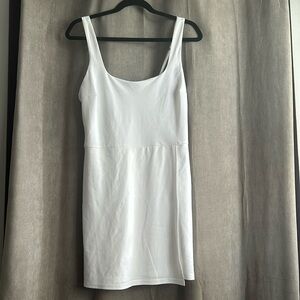 Abercrombie: White Wrap Mini Active Dress